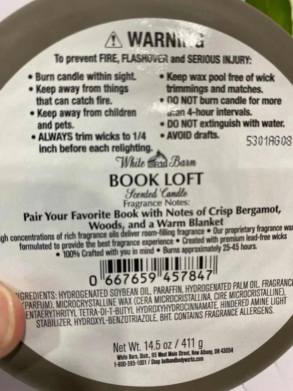 Bath & Body Works new wick
